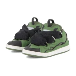 Grønne Sneakers med Snøring