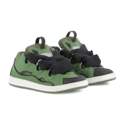 Grønne Sneakers med Snøring