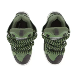 Grønne Sneakers med Snøring