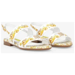 Gule Maiolica Lærpike Sandaler