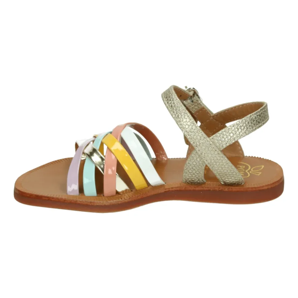 Gull Lux Sandaler med Gummisåle
