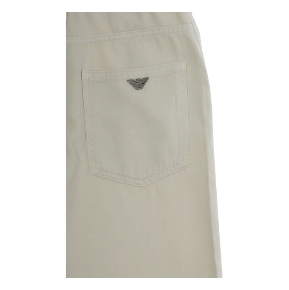 Gutter 5-lommers bomullsbukser Beige