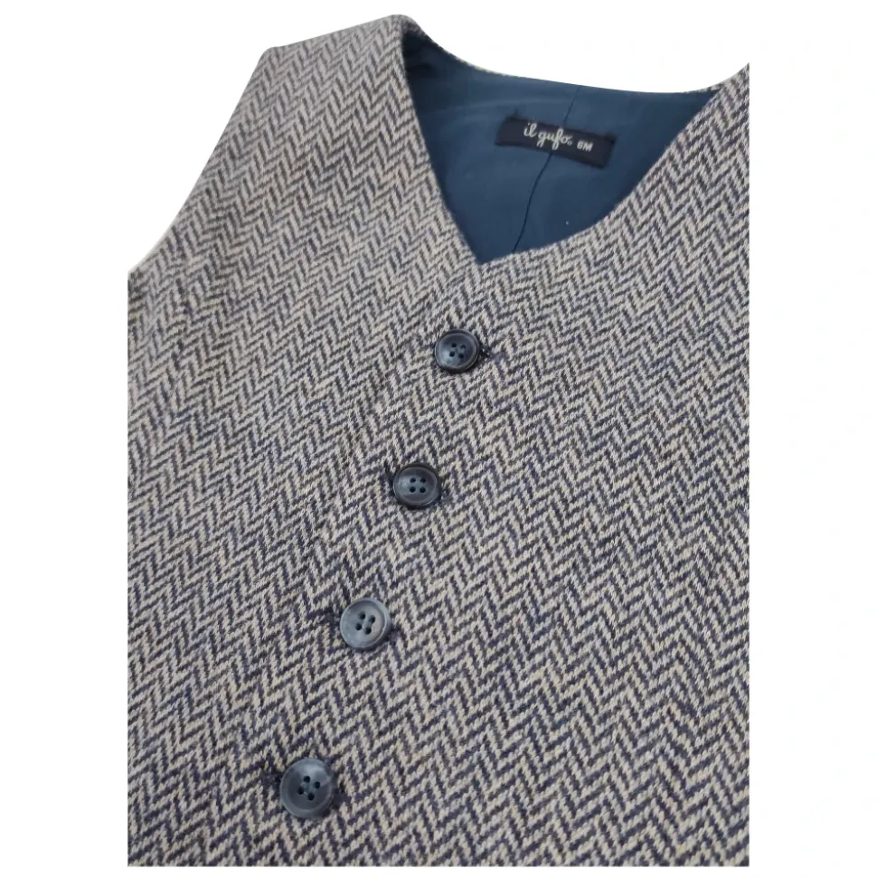 Herringbone Cotton Gilet