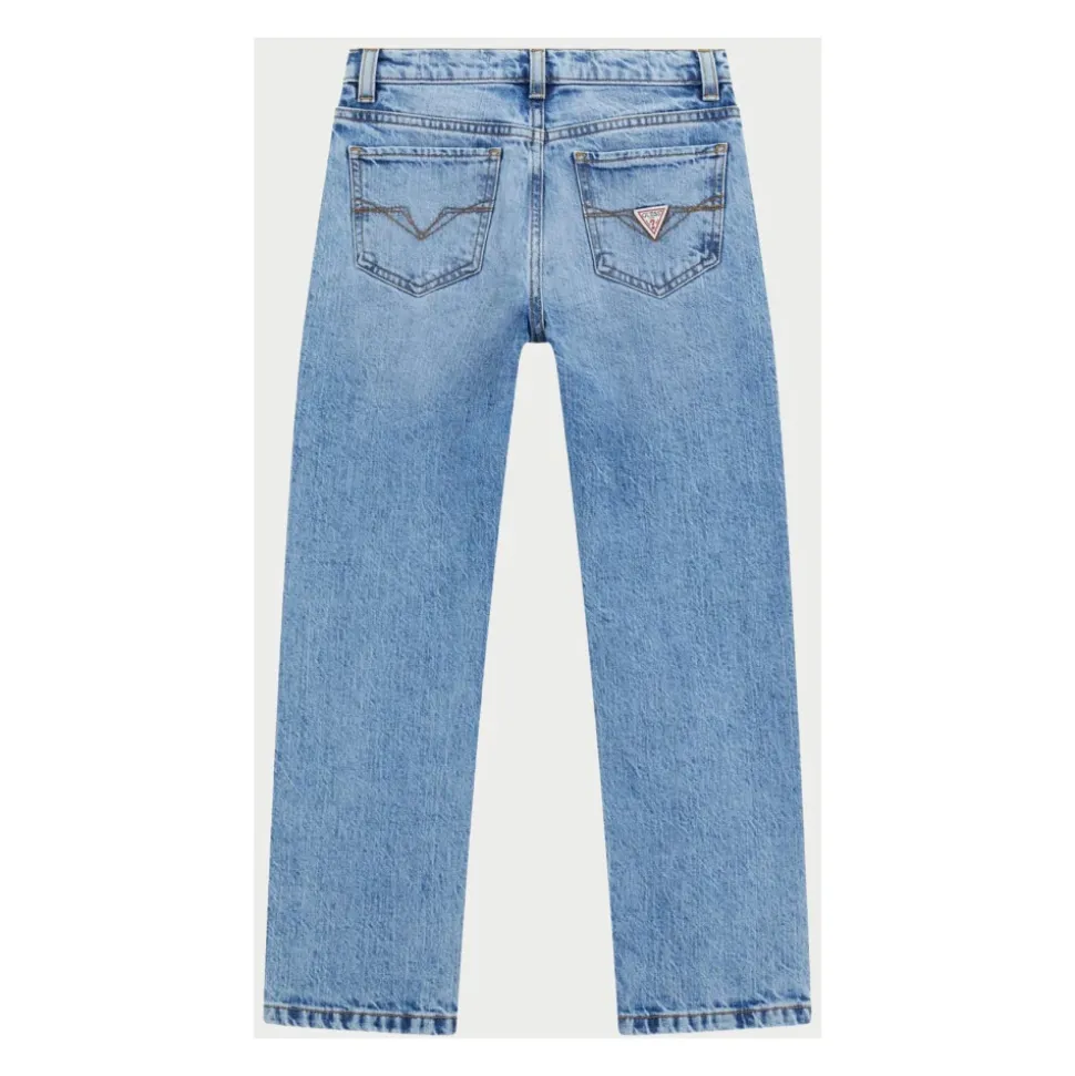 High-Waist Straight Jeans
