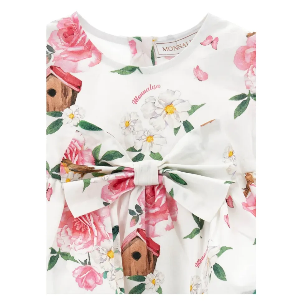 Hvit bomullsbluse