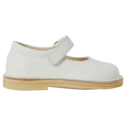 Hvite Ballerina Flate Sko