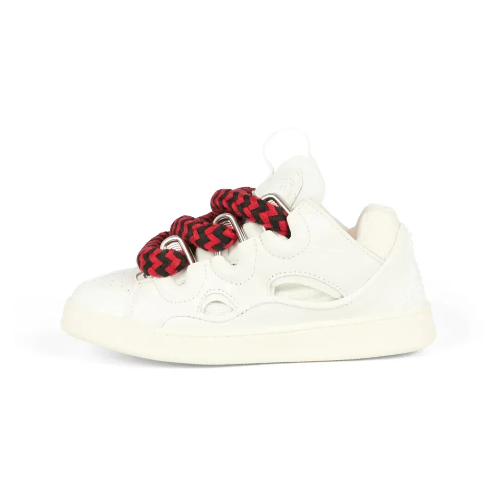 Hvite Slange Sneakers