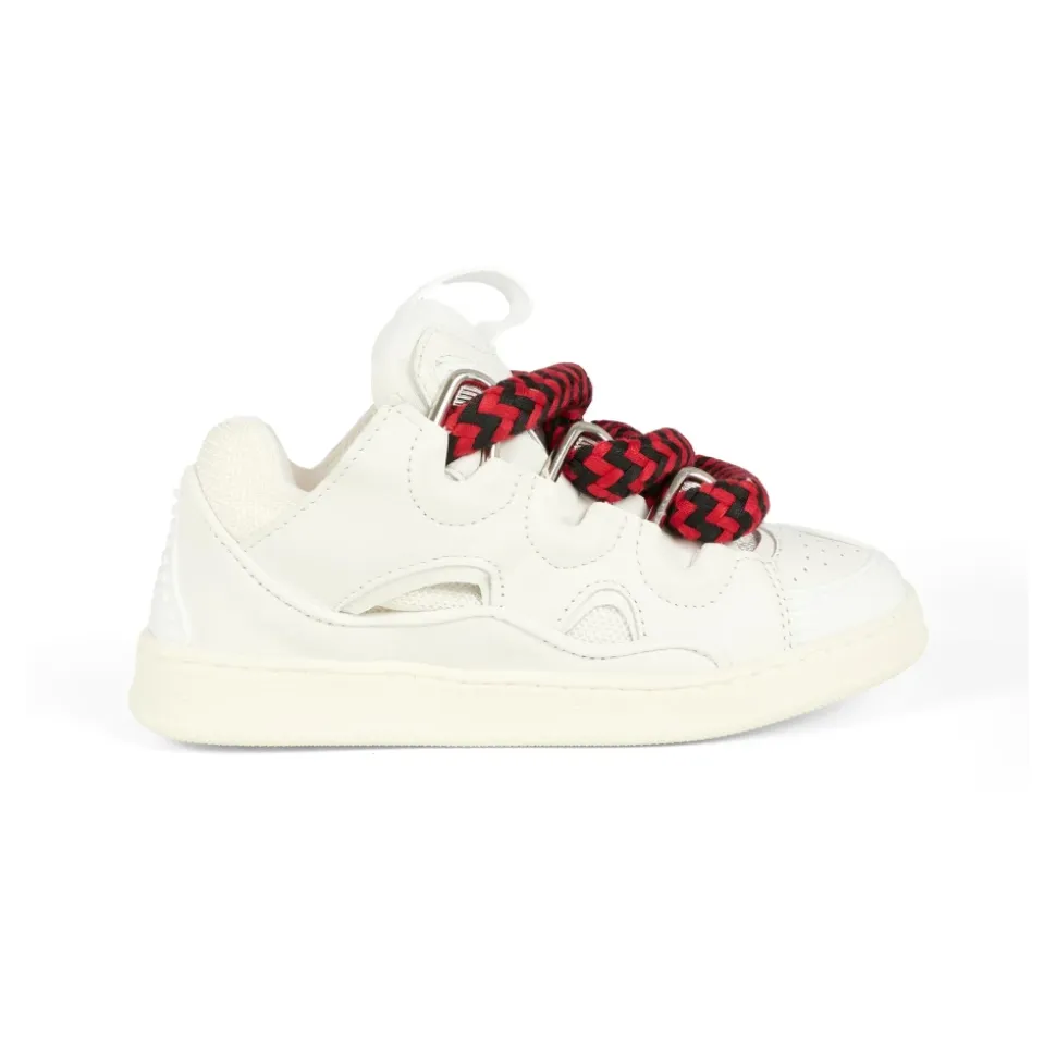 Hvite Slange Sneakers