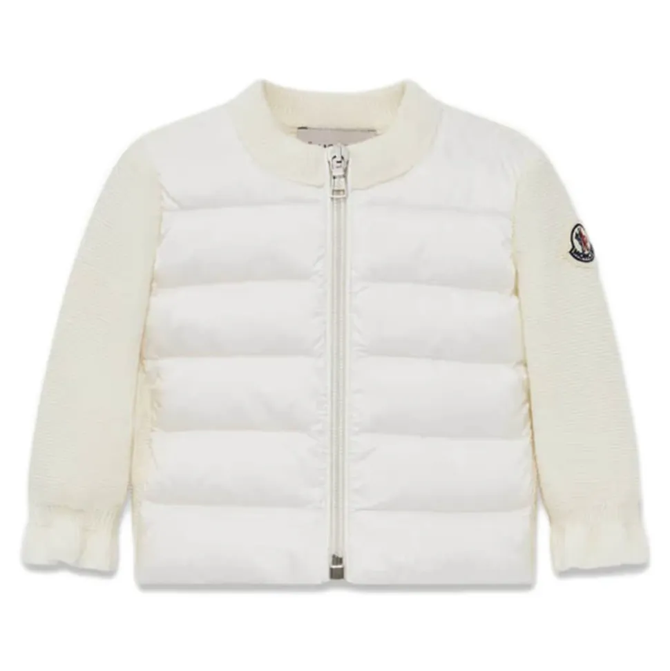 Hvit Genser med Ruffled Mansjetter