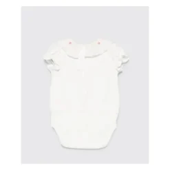 Hvit Peter Pan Krage Body