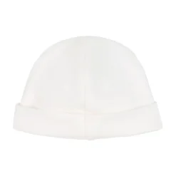 Hvit Pyjamas Sett med Smekker og Lue