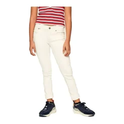 Hvit Skinny Pixlette Denim Jeans