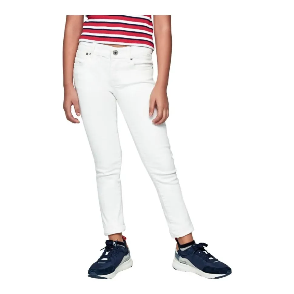 Hvit Skinny Pixlette Jeans