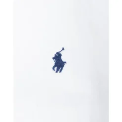 Hvit Skjorte med Pony Logo Brodert