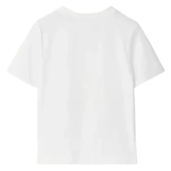 Hvit T-skjorte med Front Print