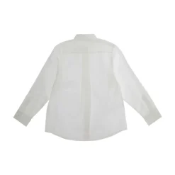 Hvit Unisex Skjorte Stilig Modell