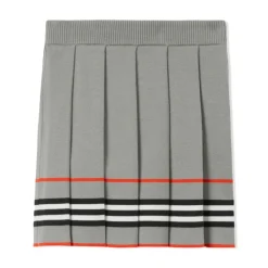 Icon Stripe Strikket Plisséskjørt
