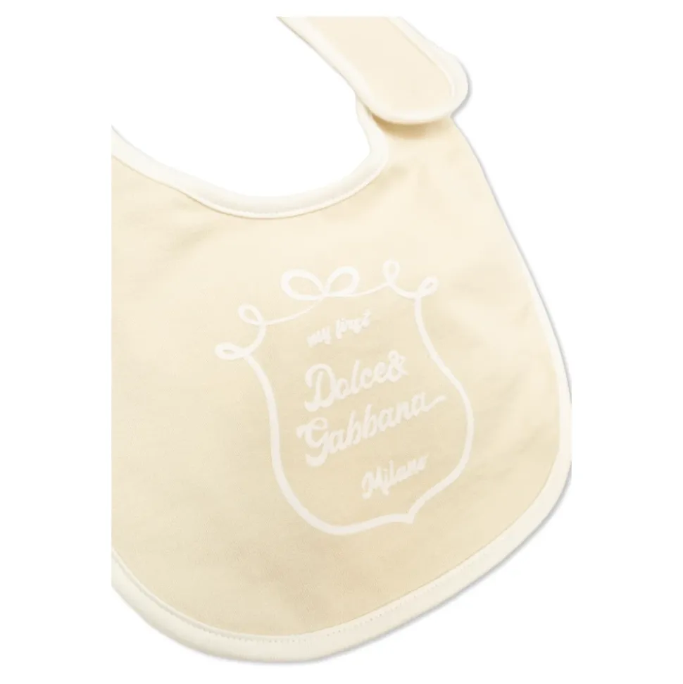 Ivory & Beige Logo Babygrow Gavesett