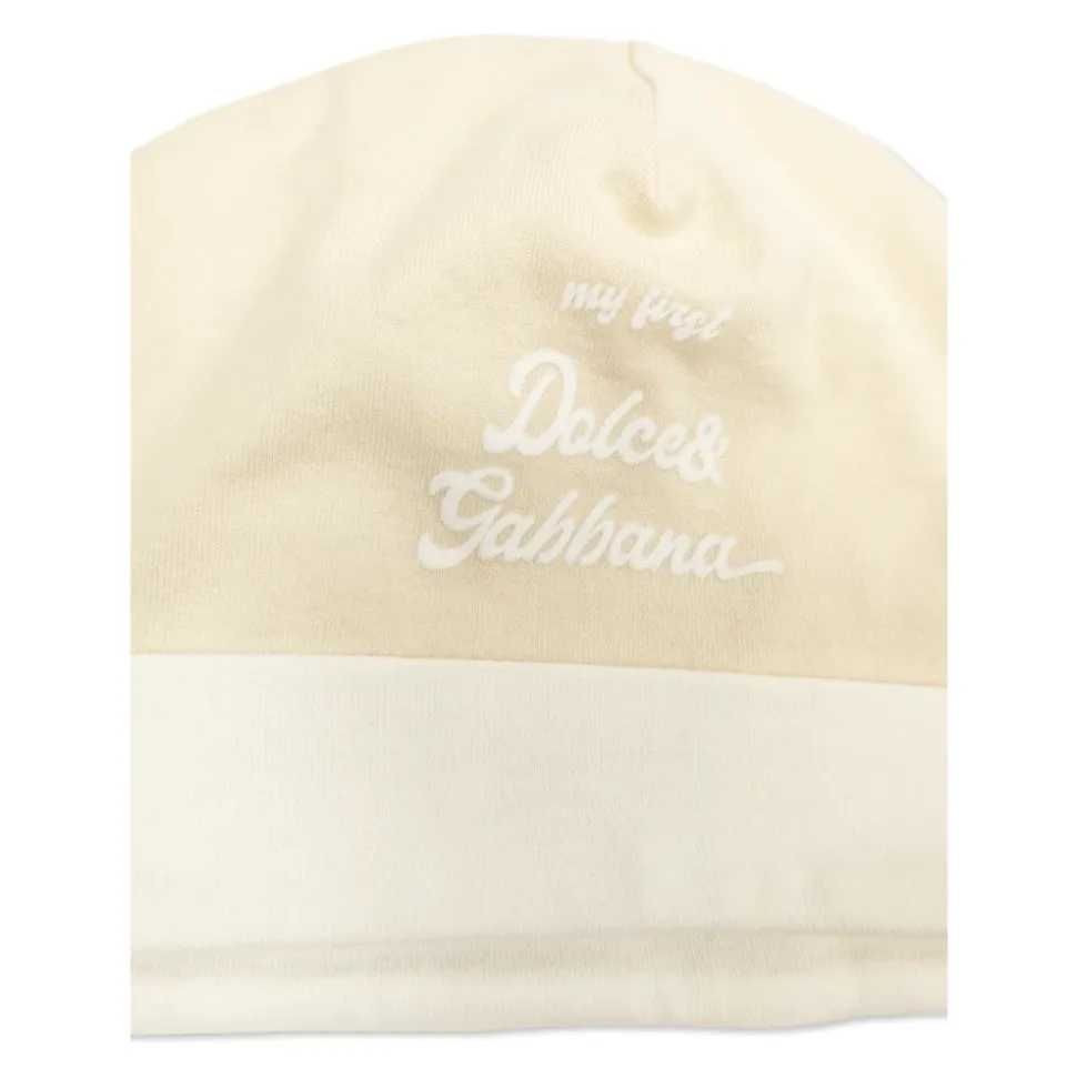 Ivory & Beige Logo Babygrow Gavesett