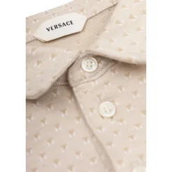 Jacquard Bomullspiqué Polo