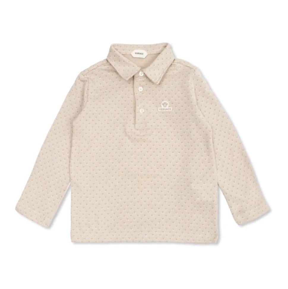 Jacquard Bomullspiqué Polo