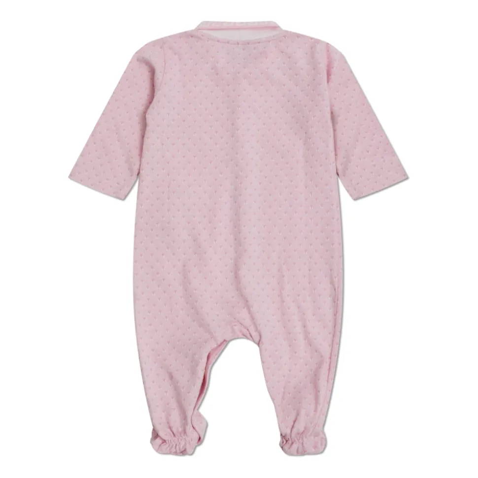 Jacquard Cotton-Piqué Sleepsuit