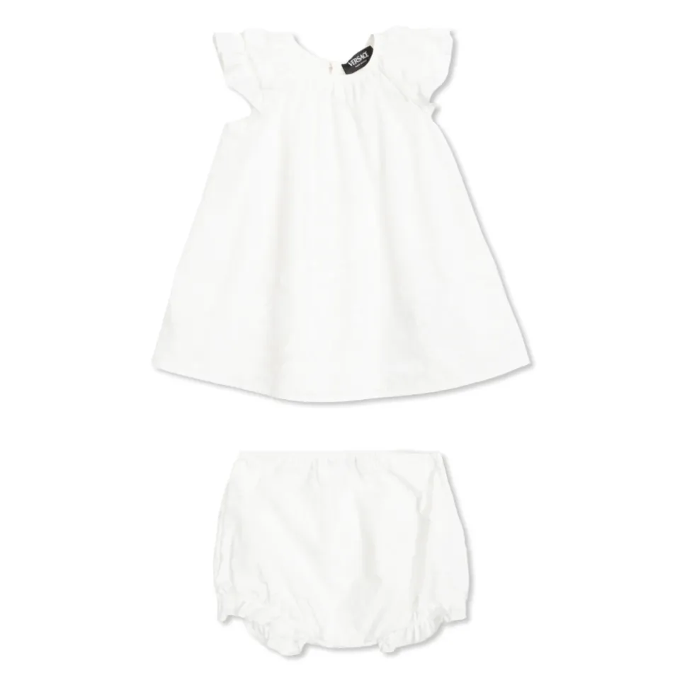 Jacquard Cotton-Poplin Kjolesett