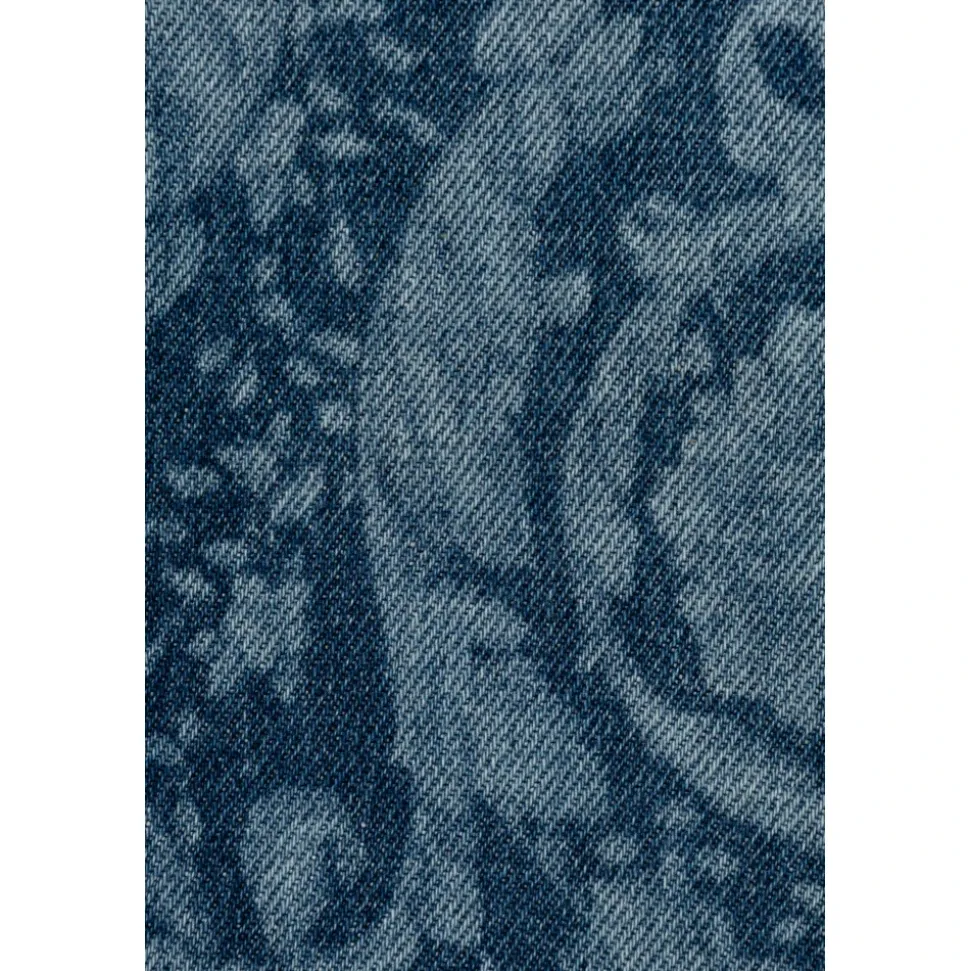 Jeans med barocco-mønster