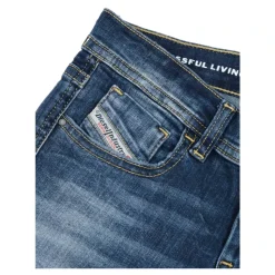 Jeans med falmet effekt