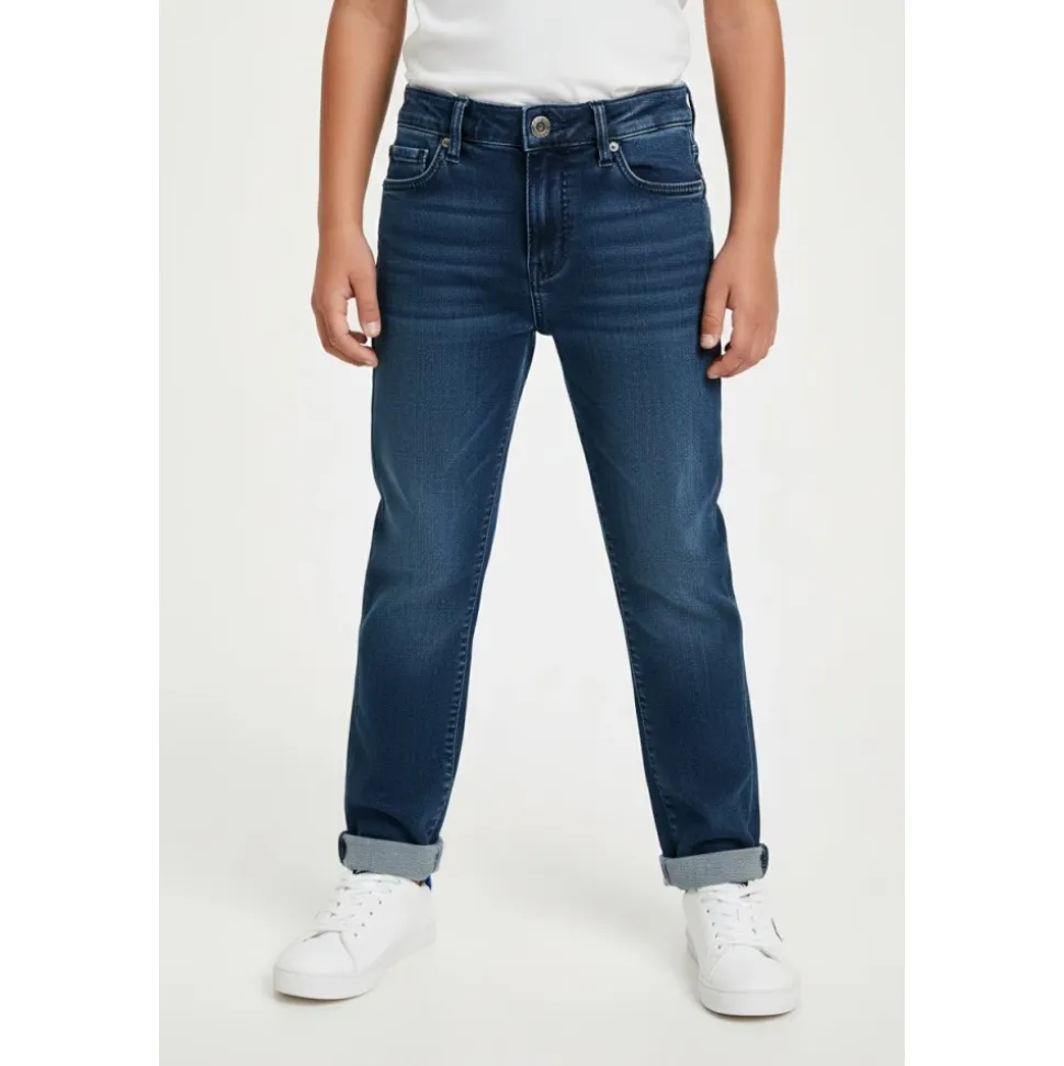 Jeans med justerbar midje