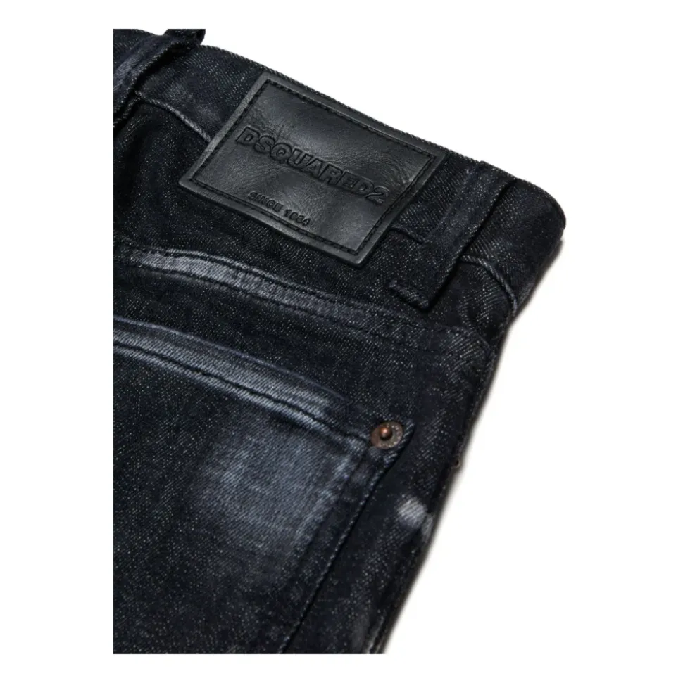 Jeans med slitt effekt