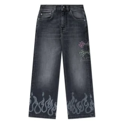 Jeans med trykk