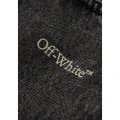 Jeans med trykt logo