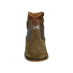 Jenter Korte Støvler Taupe Skinn Nubuck