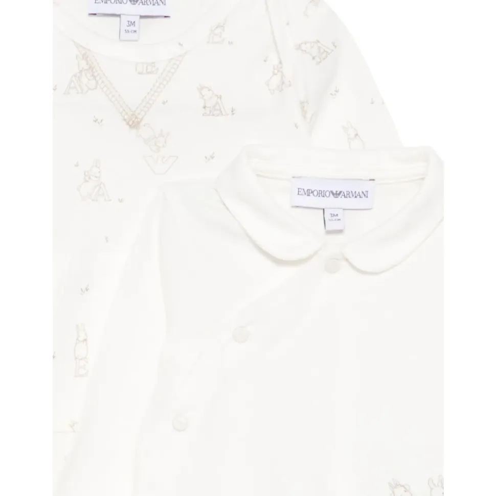 Jersey Onesie med Peter Pan-krage