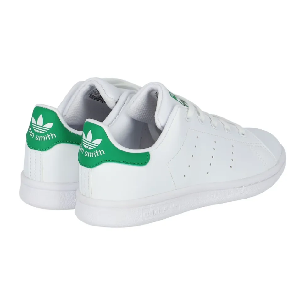 Junior Hvite Grønne Sneakers