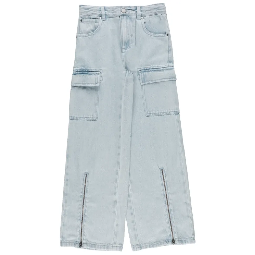 Junior Lys Blå Bomullsjeans
