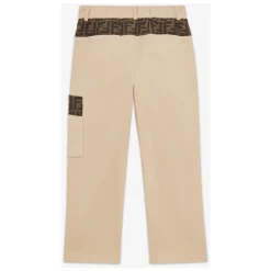 Junior Straight Trousers med Jacquarddetaljer