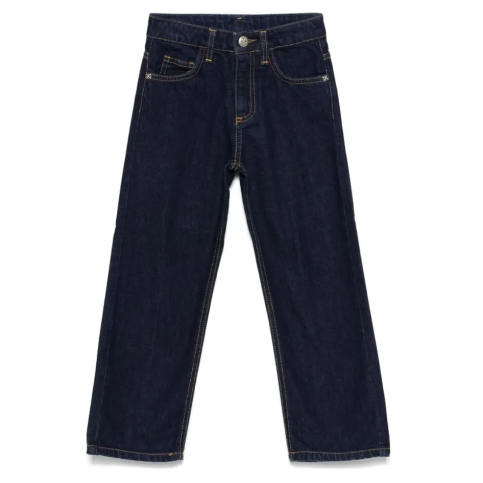Klassiske Jeans med Fem Lommer