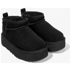 Klassiske Ultra Mini Platform Svarte Støvler