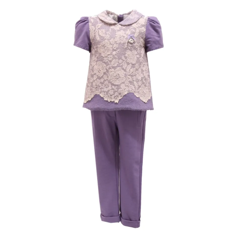 Klessett for barn med bluse og bukser