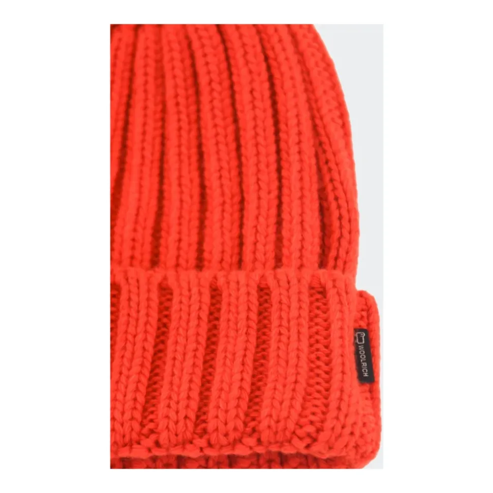 Knit Beanie med Hevet Logo