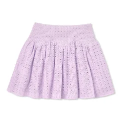 Lace Knit Mini Skirt