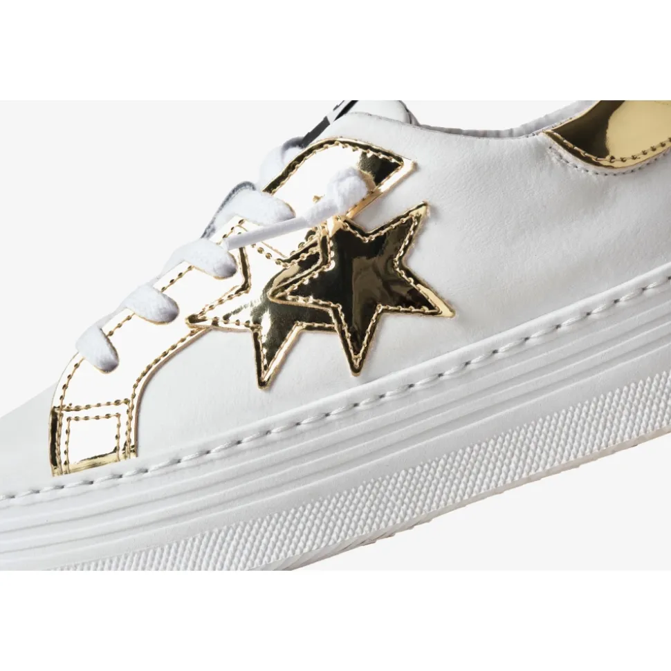 Lave Sneakers i Mykt Skinn