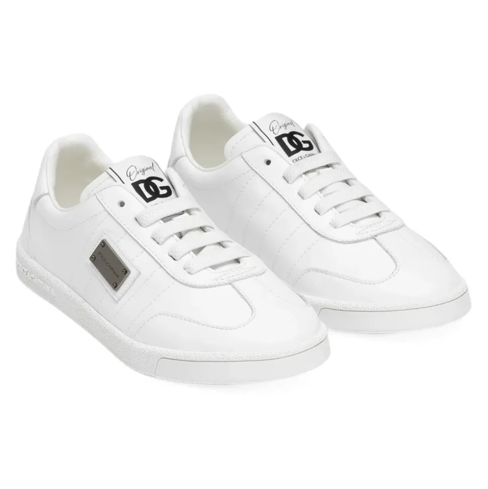 Lav Topp Hvit Sneaker