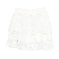 Layered Floral Lace Skirt