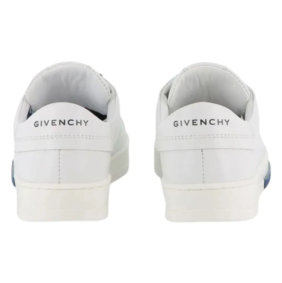 Leather Lace-Up Sneakers