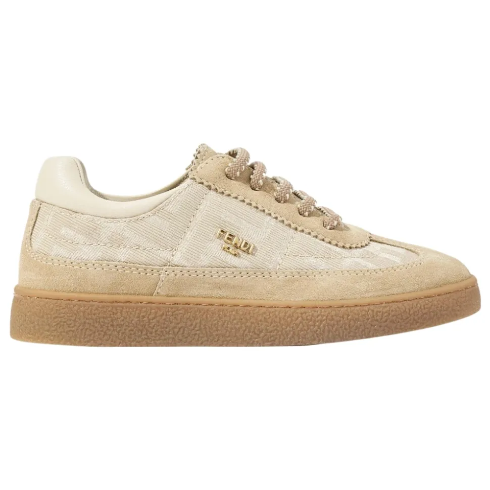 Leather Logo Trainers