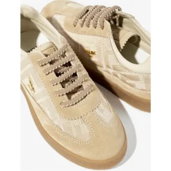 Leather Logo Trainers