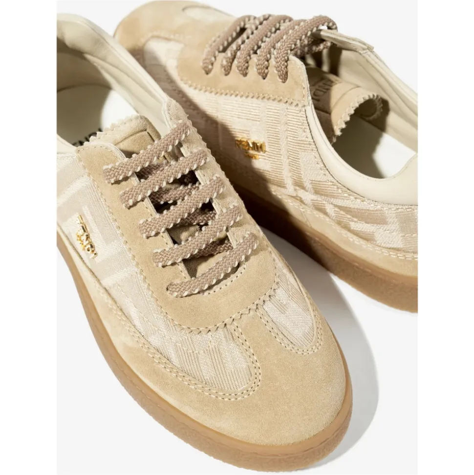 Leather Logo Trainers
